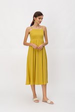 EVIE TEXTURED MIDI DRESS EVIE TEXTURED MIDI DRESS