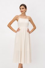 EVIE TEXTURED MIDI DRESS EVIE TEXTURED MIDI DRESS