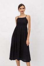EVIE TEXTURED MIDI DRESS EVIE TEXTURED MIDI DRESS