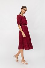 ALESSIA EYELET MIDI SKIRT