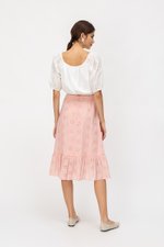 ALESSIA EYELET MIDI SKIRT