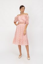 ALESSIA EYELET MIDI SKIRT