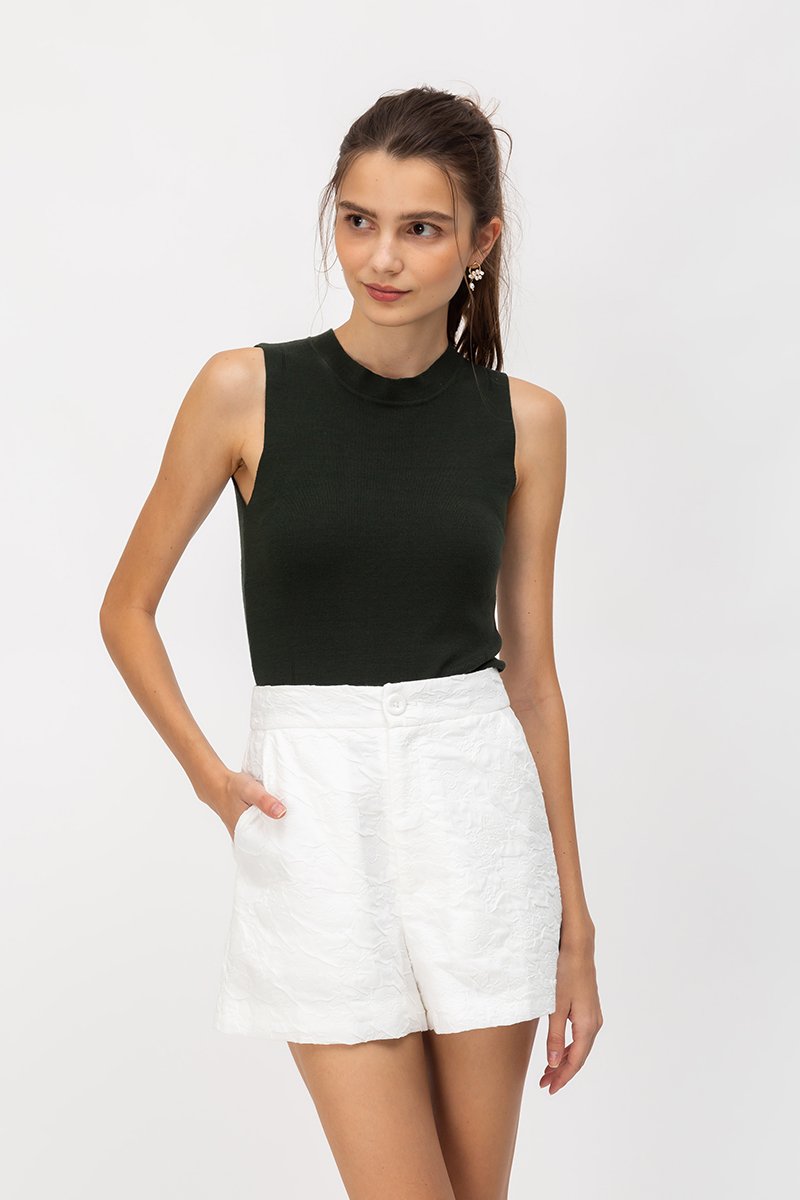 BIANCA JACQUARD HIGHWAIST SHORTS