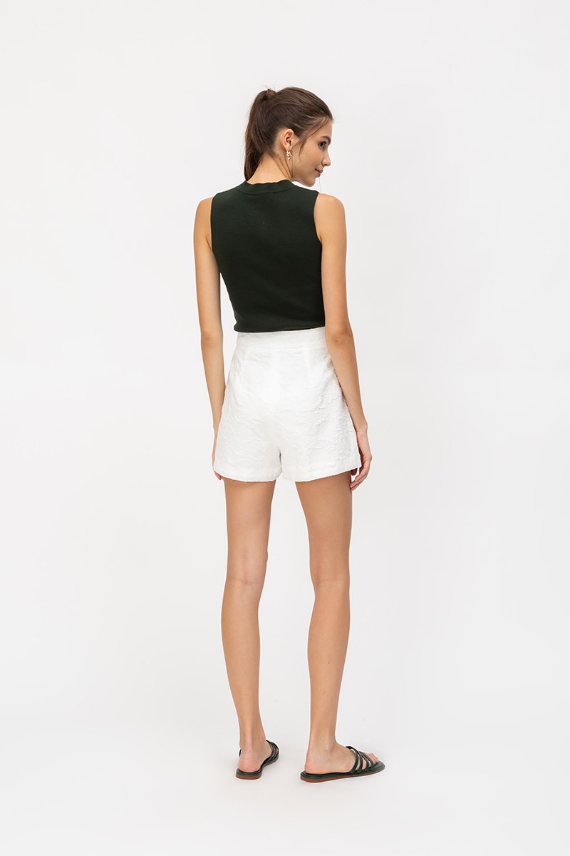 BIANCA JACQUARD HIGHWAIST SHORTS