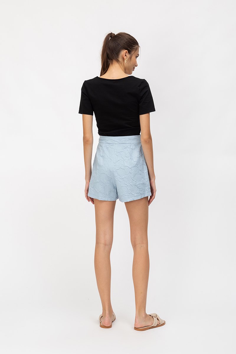 BIANCA JACQUARD HIGHWAIST SHORTS