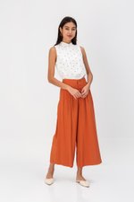 ALIZA POLKADOT CHEONGSAM TOP