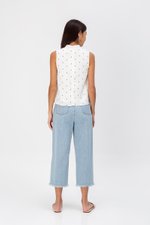 ALIZA POLKADOT CHEONGSAM TOP