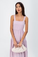 CARLENE TIERED MAXI DRESS W SLIT CARLENE TIERED MAXI DRESS W SLIT
