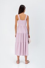CARLENE TIERED MAXI DRESS W SLIT CARLENE TIERED MAXI DRESS W SLIT