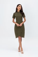 CALISTA POLKADOT WRAP CHEONGSAM