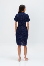 CALISTA POLKADOT WRAP CHEONGSAM