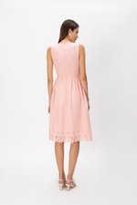 SABRINA EYELET CHEONGSAM DRESS