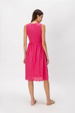 SABRINA EYELET CHEONGSAM DRESS