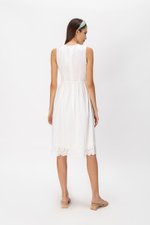 SABRINA EYELET CHEONGSAM DRESS