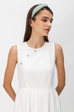 SABRINA EYELET CHEONGSAM DRESS