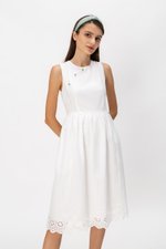 SABRINA EYELET CHEONGSAM DRESS
