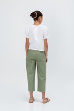 ELISABETTA COTTON PUFF SLEEVE TOP