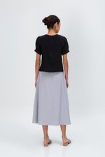 ELISABETTA COTTON PUFF SLEEVE TOP