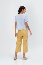 ELISABETTA COTTON PUFF SLEEVE TOP