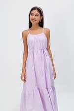 INIYA FLOUNCE HEM MAXI DRESS W SASH