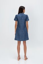 SHEILA PUFF SLEEVE CHEONGSAM DRESS