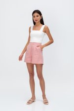 ASTERIA LINEN HIGHWAIST SHORTS