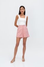 ASTERIA LINEN HIGHWAIST SHORTS