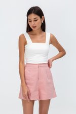ASTERIA LINEN HIGHWAIST SHORTS