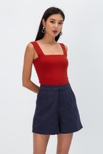 ASTERIA LINEN HIGHWAIST SHORTS