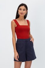 ASTERIA LINEN HIGHWAIST SHORTS