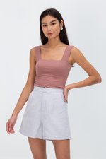 ASTERIA LINEN HIGHWAIST SHORTS
