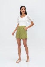 ASTERIA LINEN HIGHWAIST SHORTS