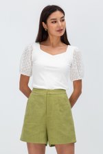 ASTERIA LINEN HIGHWAIST SHORTS