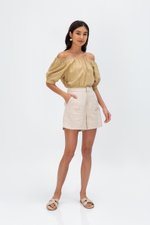 ASTERIA LINEN HIGHWAIST SHORTS