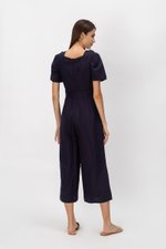 SHERRY PUFF SLEEVE JUMPSUIT