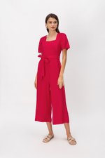 SHERRY PUFF SLEEVE JUMPSUIT