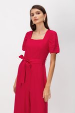 SHERRY PUFF SLEEVE JUMPSUIT