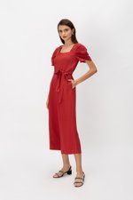SHERRY PUFF SLEEVE JUMPSUIT