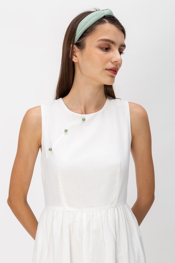 SABRINA EYELET CHEONGSAM DRESS