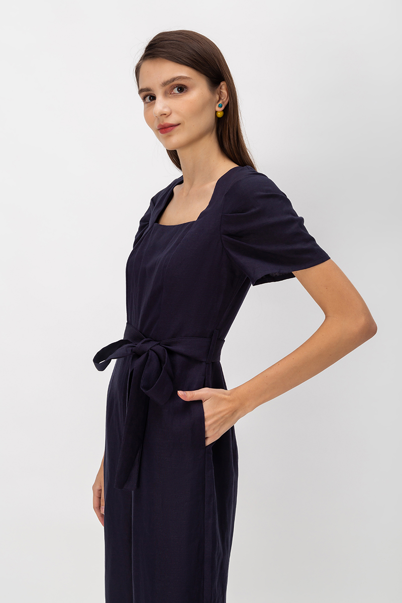 SHERRY PUFF SLEEVE JUMPSUIT