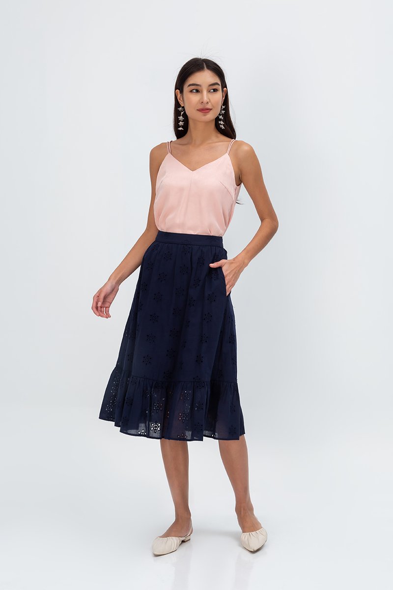 DANYON TENCEL STRAPPY BACK CAMI TOP