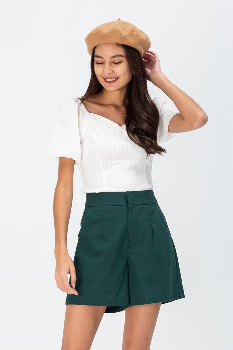 KEIRAN LINEN HIGHWAIST SHORTS
