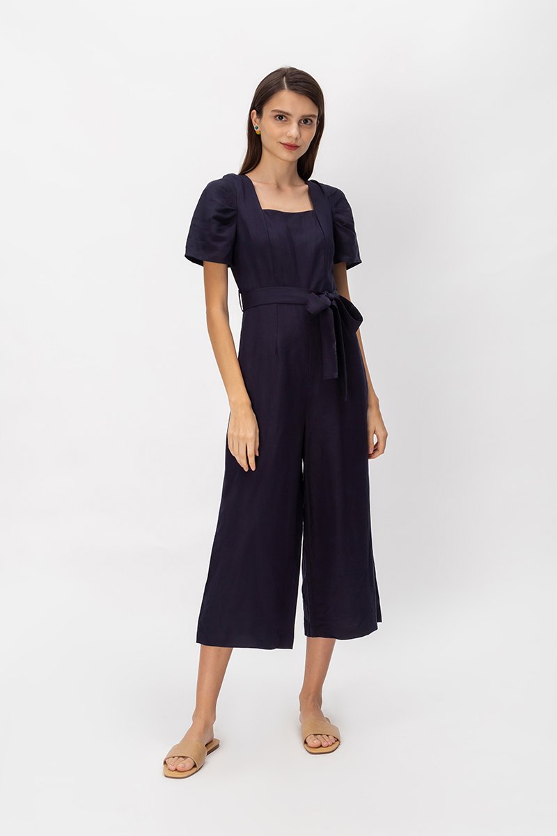 SHERRY PUFF SLEEVE JUMPSUIT