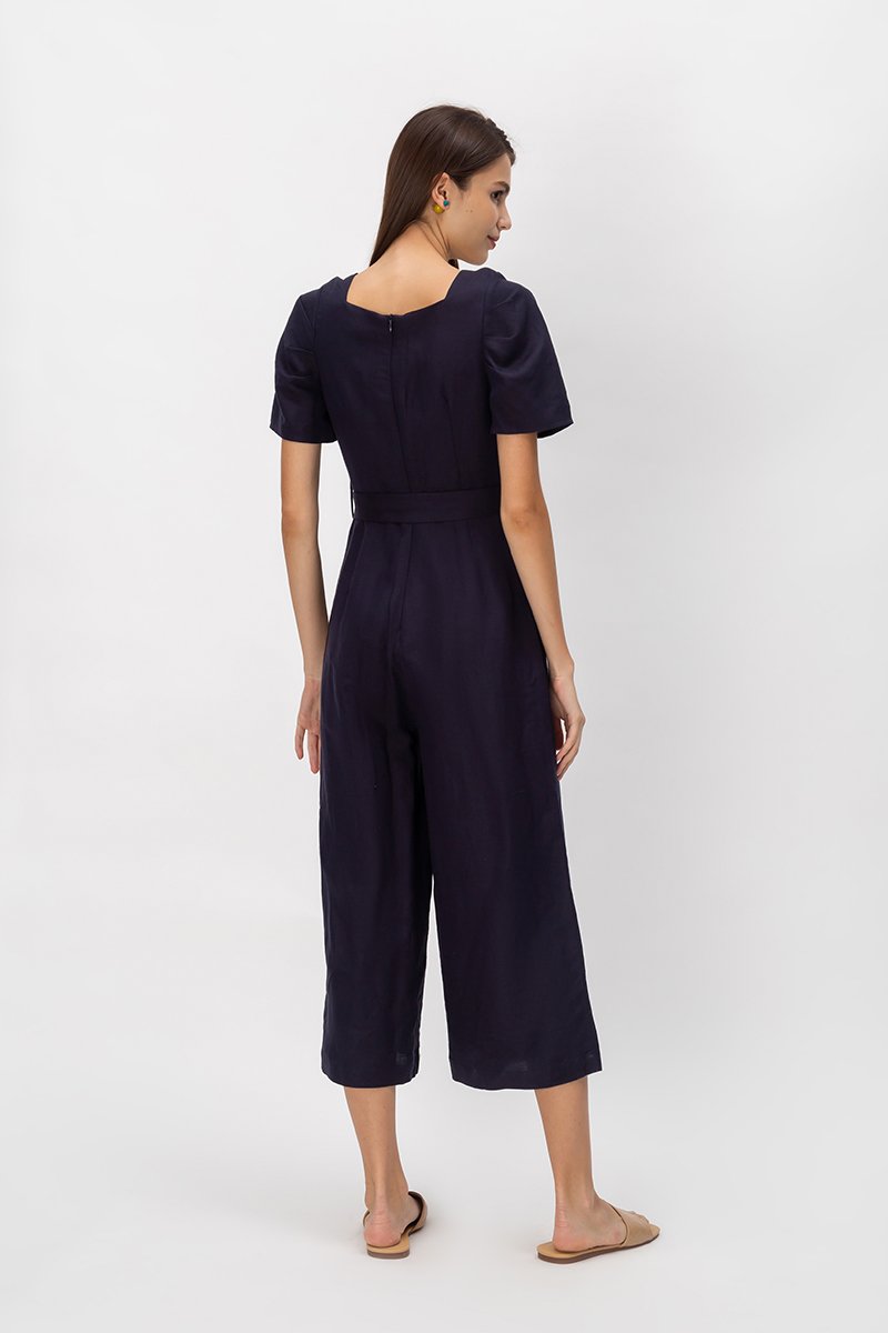 SHERRY PUFF SLEEVE JUMPSUIT