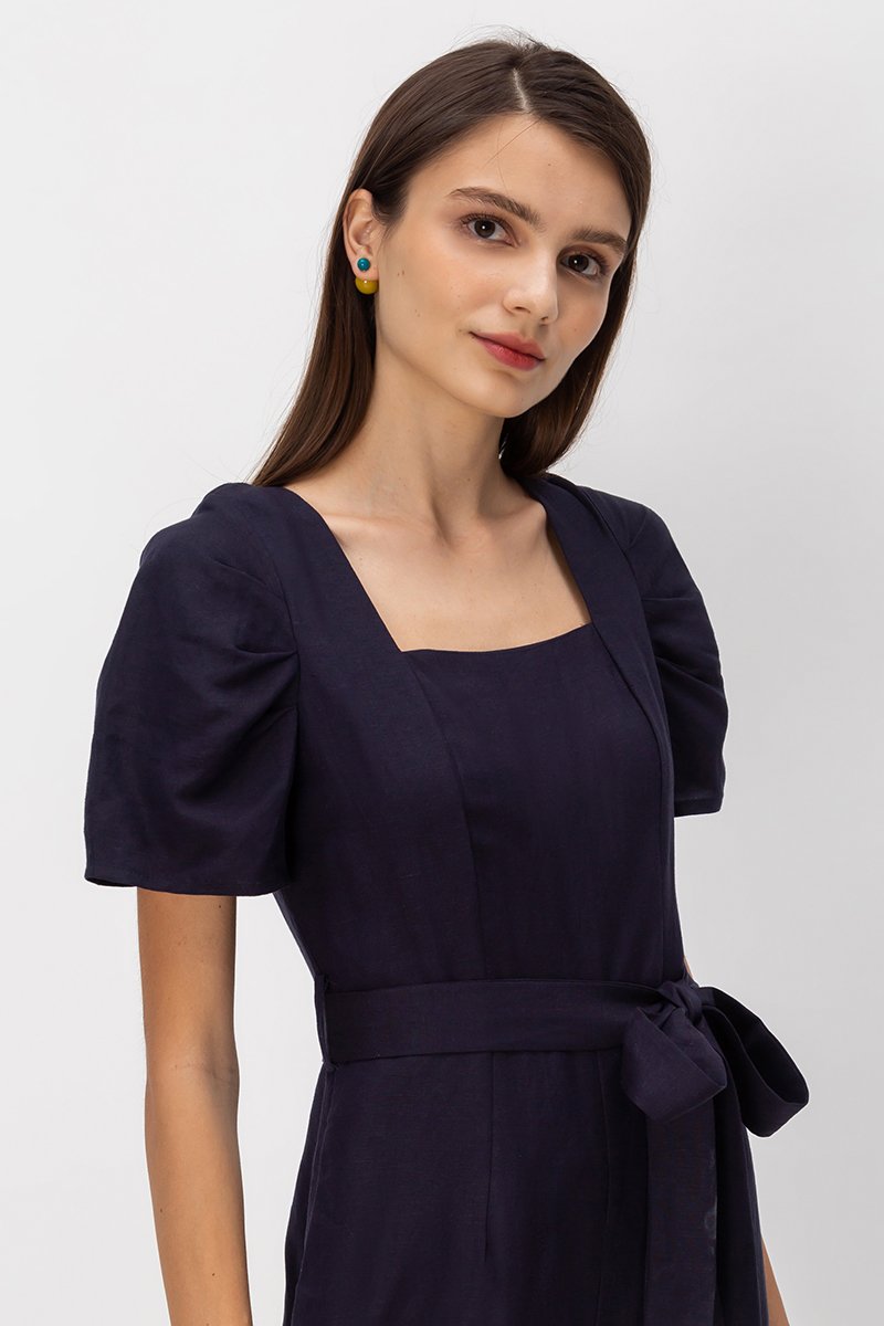 SHERRY PUFF SLEEVE JUMPSUIT