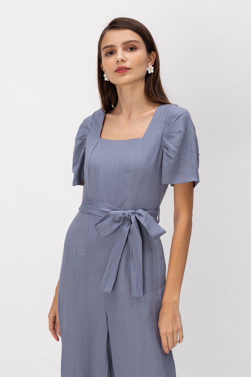 SHERRY PUFF SLEEVE JUMPSUIT