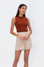 OAKLYNN BASIC HIGHWAIST SHORTS