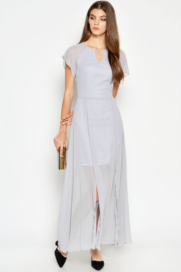 RENESME SPLIT HEM MAXI DRESS