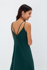 NISHA STRAPPY BACK MIDI DRESS