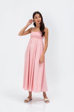 CECILIA SMOCKED MAXI DRESS